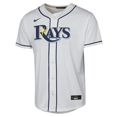 Junior Caminero Tampa Bay Rays Youth Home Replica Player Jersey White