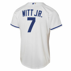 Bobby Witt Jr. Kansas City Royals Youth Home Replica Player Jersey White