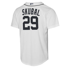 Tarik Skubal Detroit Tigers Youth Home Replica Player Jersey White