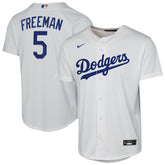 Freddie Freeman Los Angeles Dodgers Youth Home Replica Player Jersey White