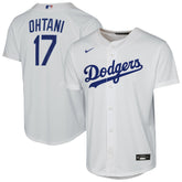 Shohei Ohtani Los Angeles Dodgers Youth Home Replica Player Jersey White