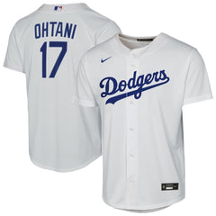 Shohei Ohtani Los Angeles Dodgers Youth Home Replica Player Jersey White