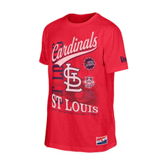 St. Louis Cardinals Oversized Throwback Distressed T-Shirt Red