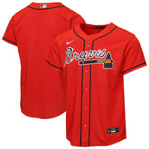 Atlanta Braves Youth Alternate Replica Jersey Red