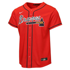 Atlanta Braves Youth Alternate Replica Jersey Red