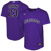 Kris Bryant Colorado Rockies Youth Alternate Replica Jersey Purple