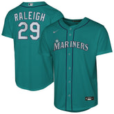 Cal Raleigh Seattle Mariners Youth Alternate Replica Jersey Teal