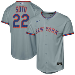 Juan Soto New York Mets Youth Road Replica Jersey Gray