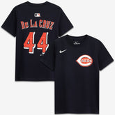 Elly De La Cruz Cincinnati Reds Youth Name & Number T-Shirt Black