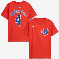Pete Crow-Armstrong Chicago Cubs Youth Name & Number T-Shirt Red