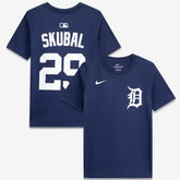Tarik Skubal Detroit Tigers Youth Name & Number T-Shirt Navy