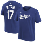 Shohei Ohtani Los Angeles Dodgers Youth Name & Number T-Shirt Royal