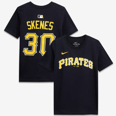 Paul Skenes Pittsburgh Pirates Youth Name & Number T-Shirt Black