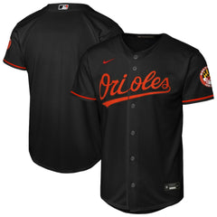 Baltimore Orioles Youth Alternate Stadium Jersey Black