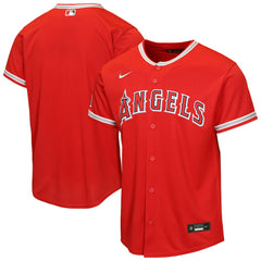 Los Angeles Angels Youth Alternate Stadium Jersey Red