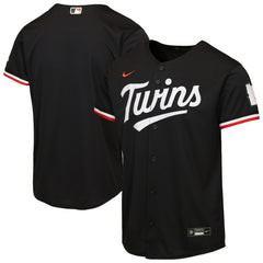 Minnesota Twins Youth Alternate 2 Stadium Jersey Black