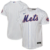 New York Mets Youth Home Stadium Jersey White