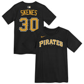 Paul Skenes Pittsburgh Pirates Preschool Name & Number T-Shirt Black