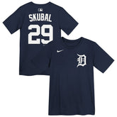 Tarik Skubal Detroit Tigers Preschool Name & Number T-Shirt Navy