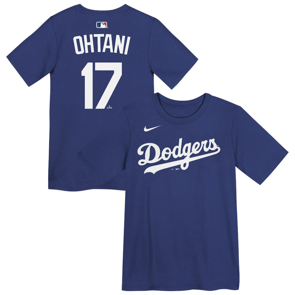 Shohei Ohtani Los Angeles Dodgers Preschool Name & Number T-Shirt Royal