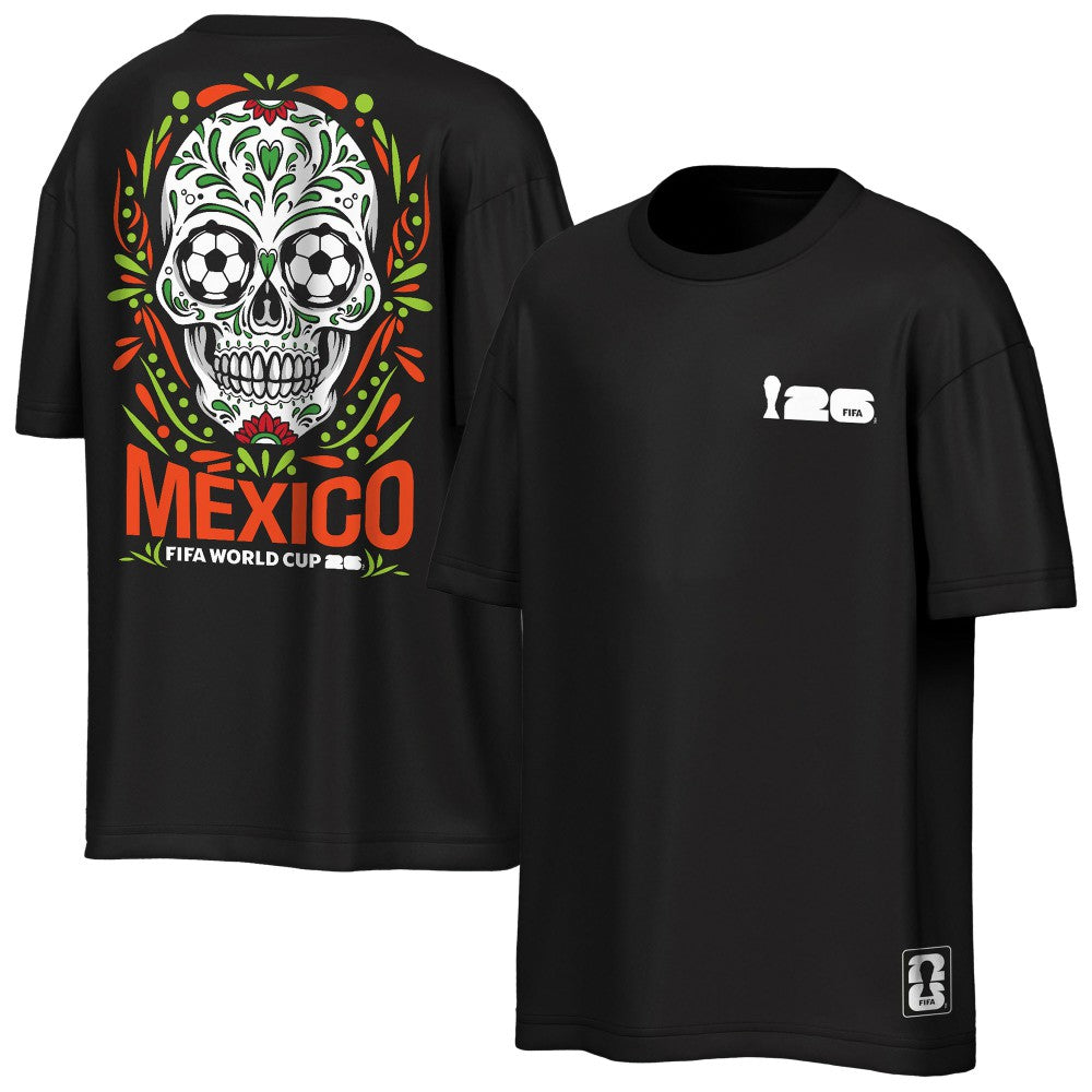 Outerstuff FIFA World Cup 2026 Rally Oversized 2-Hit T-Shirt - Black sale