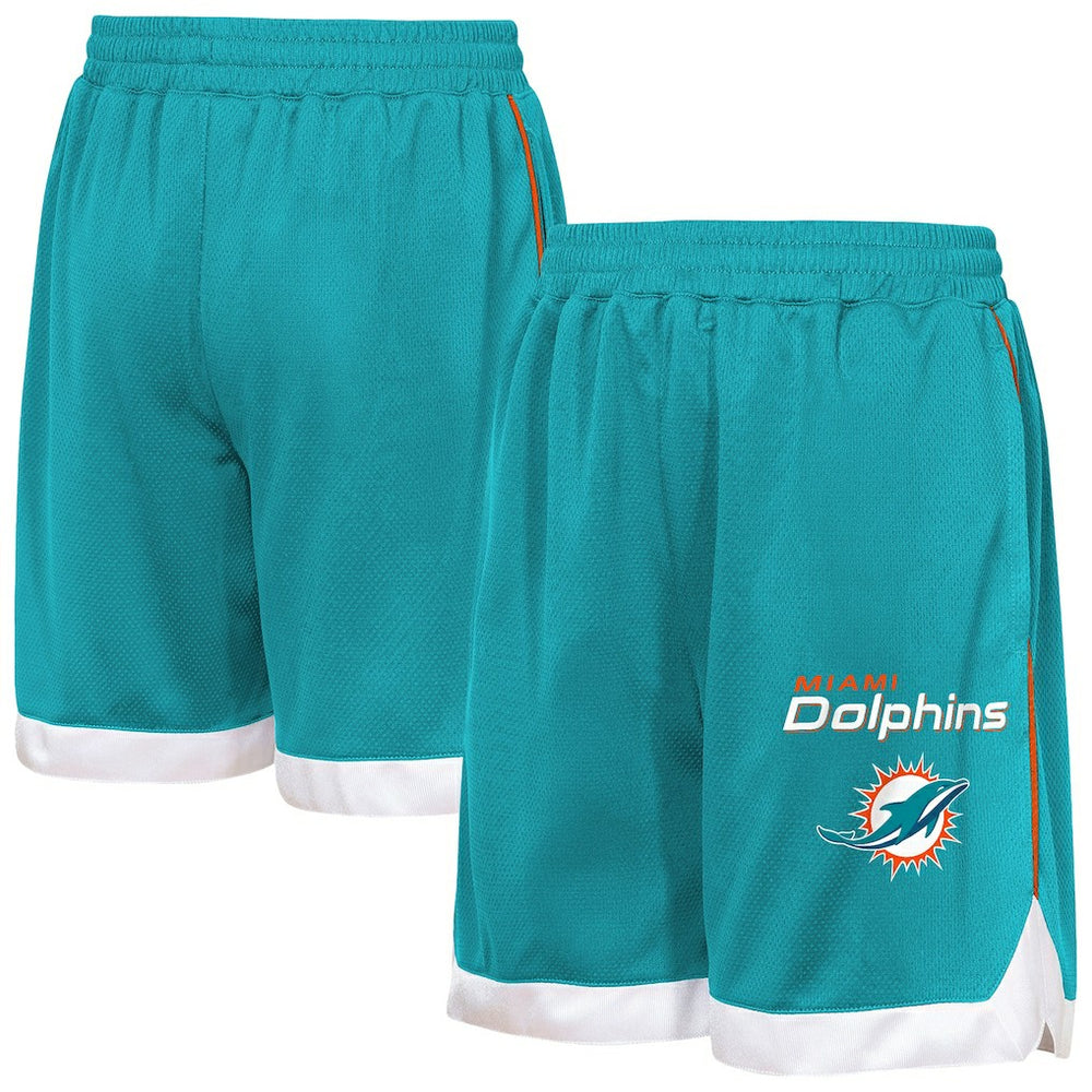Miami Dolphins Outerstuff Youth All Star Mesh Shorts - Aqua on sale