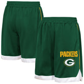 Green Bay Packers Outerstuff Youth All Star Mesh Shorts - Green on sale