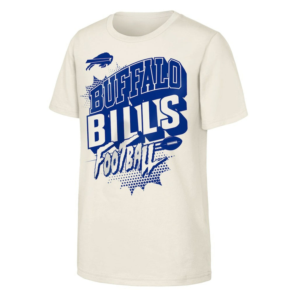 Buffalo Bills Outerstuff Youth Action Comic T-Shirt - Natural outlet