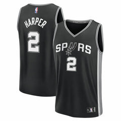 Dylan Harper San Antonio Spurs 2025 NBA Draft First Round Pick Fast Break Replica Jersey - Icon Edition - Black sale