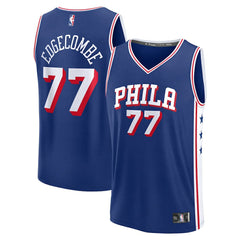 V. J. Edgecombe Philadelphia 76ers Youth 2025 NBA Draft First Round Pick Fast Break Replica Jersey - Icon Edition - Royal sale