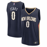 Jeremiah Fears New Orleans Pelicans 2025 NBA Draft First Round Pick Fast Break Replica Jersey - Icon Edition - Navy sale