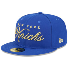 New York Knicks 2026 NBA All-Star Game Script 59FIFTY Fitted Hat - Blue cheap