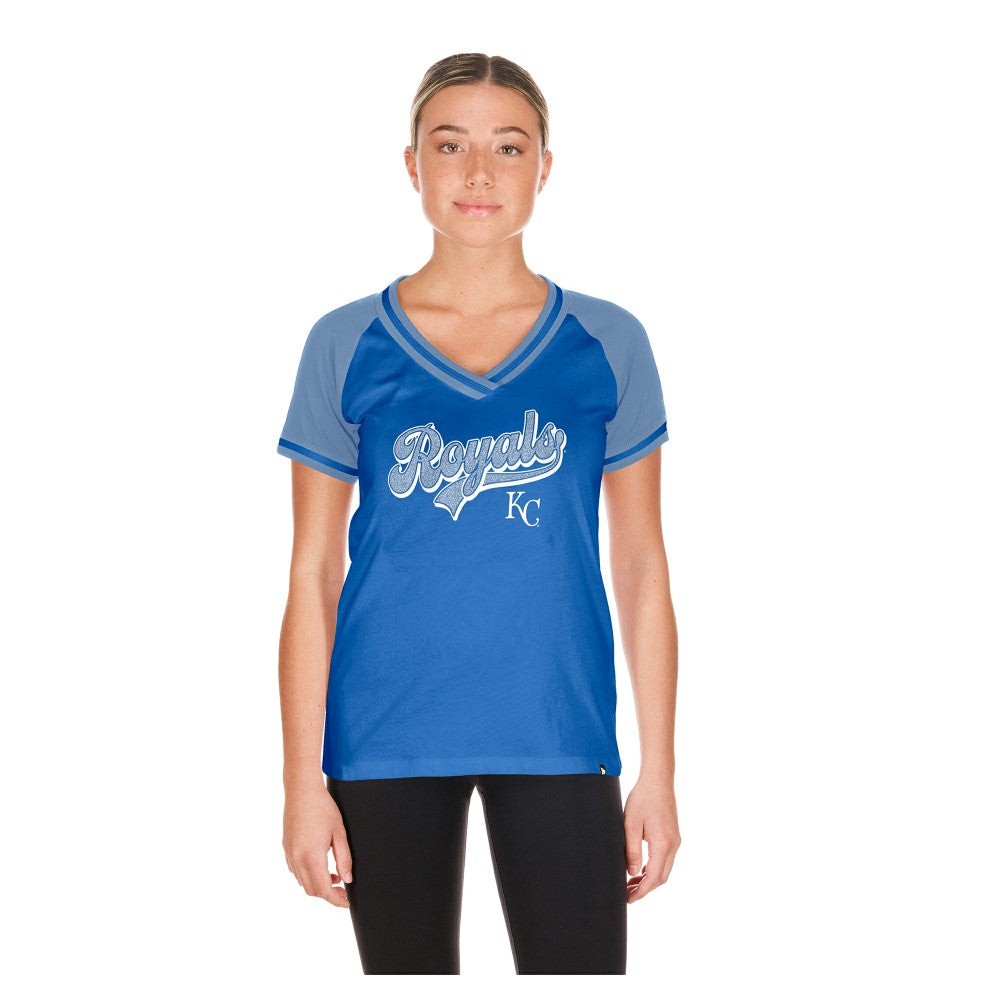 Kansas City Royals Women's Gameday V-Neck T-Shirt Royal