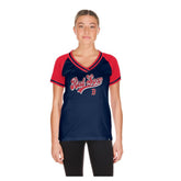 Boston Red Sox Women's Gameday V-Neck T-Shirt Navy