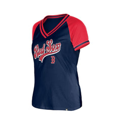 Boston Red Sox Women's Gameday V-Neck T-Shirt Navy