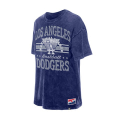 Los Angeles Dodgers Women's Oversized Boyfriend T-Shirt Blue