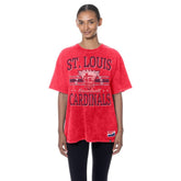 St. Louis Cardinals Women's Oversized Boyfriend T-Shirt Red