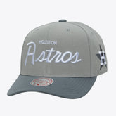 Houston Astros Cooperstown Thunderstorm Head Coach Pro-Crown Adjustable Hat Gray