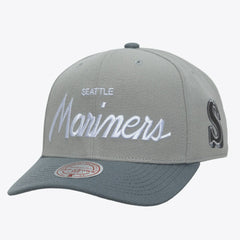 Seattle Mariners Cooperstown Thunderstorm Head Coach Pro-Crown Adjustable Hat Gray