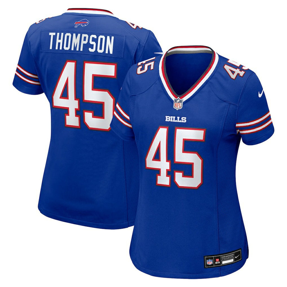 Shaq Thompson Buffalo Bills Women's Team Game Jersey - Royal for sale