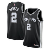 Dylan Harper San Antonio Spurs Unisex 2025 NBA Draft First Round Pick Swingman Jersey - Icon Edition - Black outlet