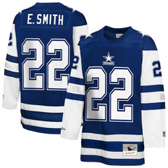 Emmitt Smith Dallas Cowboys Youth Hockey Fashion Jersey - Navy on sale
