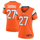 J.K. Dobbins Denver Broncos Women's Team Game Jersey - Orange outlet