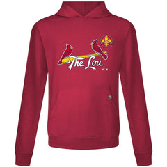 St. Louis Cardinals Levelwear City Connect Relay Core Logo Pullover Hoodie Red