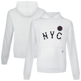 New York Mets Levelwear City Connect Relay Core Logo Pullover Hoodie White