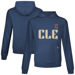 Cleveland Guardians Levelwear City Connect Relay Core Logo Pullover Hoodie Navy