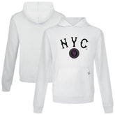 New York Mets Levelwear City Connect Relay Back Splash Pullover Hoodie White