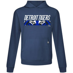 Detroit Tigers Levelwear City Connect Relay Back Splash Pullover Hoodie Navy