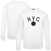 New York Mets Levelwear City Connect Zane Back Splash Sweatshirt White