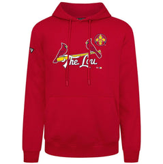 St. Louis Cardinals Levelwear City Connect Podium Core Logo Pullover Hoodie Red